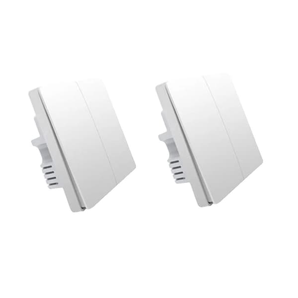 Aqara Älykäs Seinäkytkin, Zigbee-yhteensopiva, Korkea Kuormituskapasiteetti,2 kpl ei neutraali-2Avain