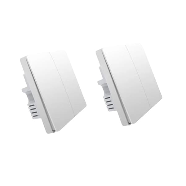 Aqara Smart Vægbryder, Zigbee Forbindelse, Ingen Neutral Nødvendig,2X Ingen Neutral 2Key