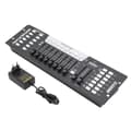 Miniatyrbillede 2 af 2: 192CH DMX-controller, understøtter dimmere og scenelys, HD LED-display,sort