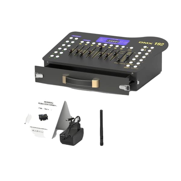 DMX512-valonohjain, 192 DMX-kanavaa, MIDI-ohjaus,EU-plugi