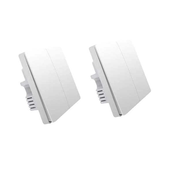 Aqara ZigBee Vægbryder, 10A Maksimal Belastning, 2500W Udgange,2pcs ingen neutral-2Key-a