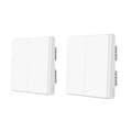 Miniatyrbillede 1 af 2: Aqara Vægbryder, ZigBee-forbindelse, Trådløs kontrol,2X D1med Neutral 2K-a