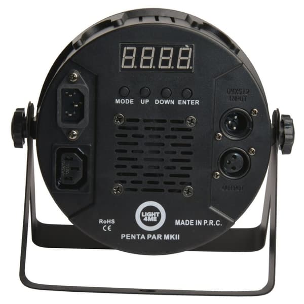 LIGHT4ME PENTA PAR 8x12W MKII RGBWA - RGB LED-spotlight
