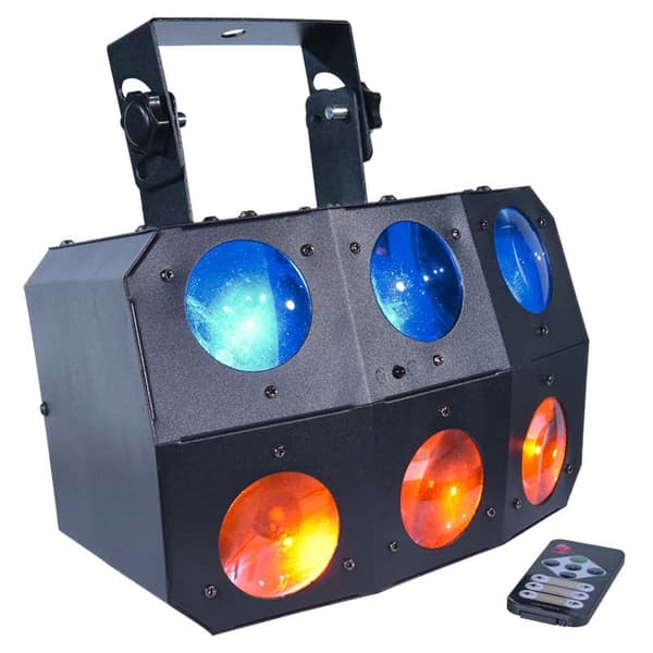LIGHT4ME SIX EYE BEAM voimakas LED-valosäde + KAUKOSÄÄDIN