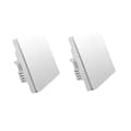 Miniatyrbillede 1 af 2: Aqara Smart Vægbryder, Zigbee Kompatibel, Høj Belastningskapacitet,2Xmed neutral-2Key