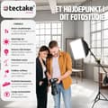 Miniatyrbillede 2 af 11: Studielys med softbox, stativ og transporttaske model 2 - sort