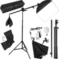 Miniatyrbillede 1 af 11: Studielys med softbox, stativ og transporttaske model 2 - sort
