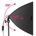 Miniatyrbillede 3 af 9: Studielys med softbox, stativ og transporttaske model 1 - sort