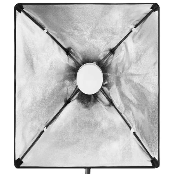 Studielys med softbox, stativ og transporttaske model 1 - sort