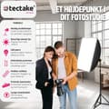 Miniatyrbillede 2 af 9: Studielys med softbox, stativ og transporttaske model 1 - sort