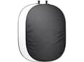 Miniatyrbild 5 av 5: Walimex Pro - Bakgrund - polyester - 2 m x 2.3 m - Uni - vit, svart