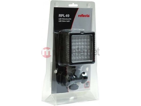 Reflecta RPL 49, 3,4 W, 49 lamppu(a), LED, 30 h, 460 lx, Musta