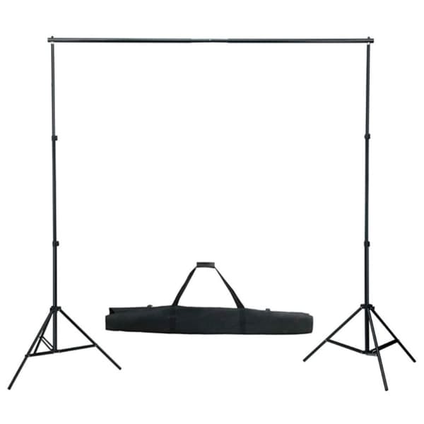 vidaXL fotostudiesæt med softbox-lamper og baggrund