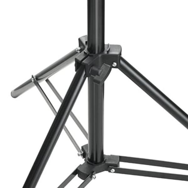 vidaXL Fotostudiosett med bakgrunn, lamper og parasoller