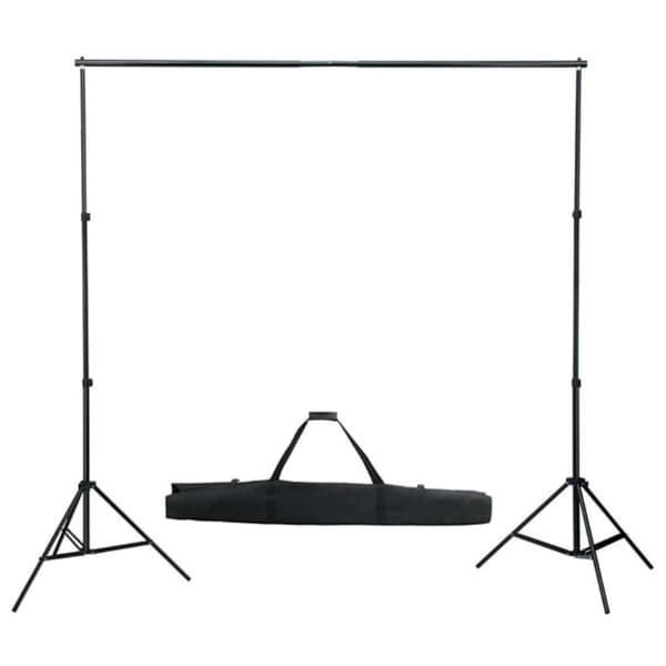 vidaXL Fotostudiosett med lyssett og bakgrunn