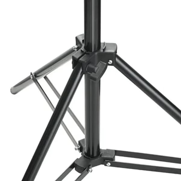 vidaXL Fotostudiosett med bakgrunn, lamper og parasoller