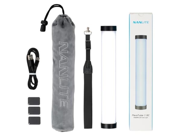 Nanlite PavoTube II 6C - 30 W - LED - Hvit - 2700 K - 7500 K - Svart - Hvit (3708)