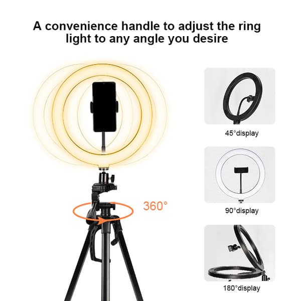 Ring Light 3120 Jalusta max. 136 cm ja Bluetooth-kaukosäädin