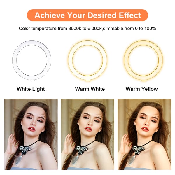 Ring Light 3120 Jalusta max. 136 cm ja Bluetooth-kaukosäädin