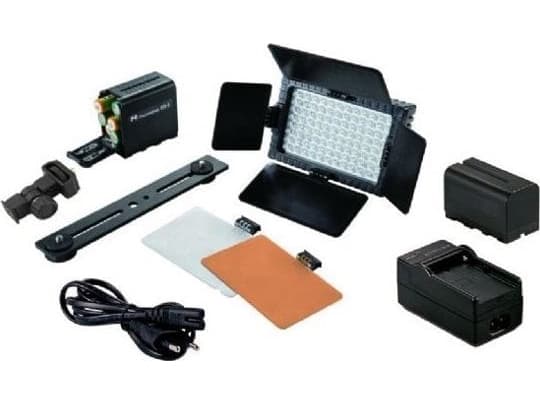 Falcon Eyes DV-160V-K2, LED, Sort, Batteri