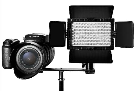 Falcon Eyes DV-96V-K2, 6 W, 96 ampuller, LED, 0,06 W, Sort, Batteri