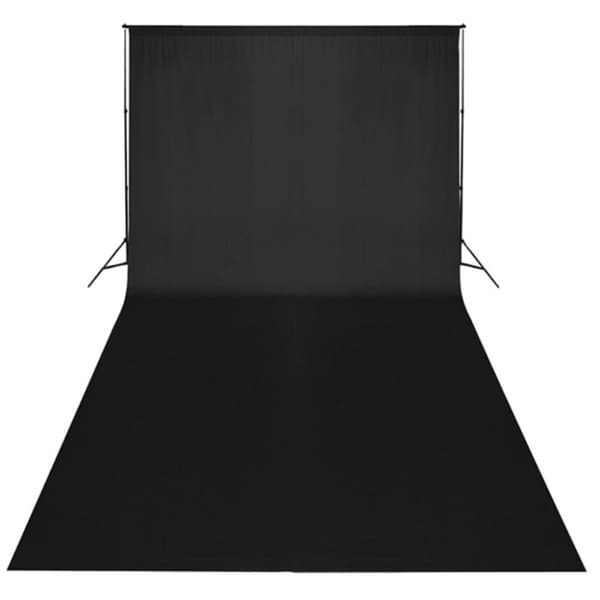 vidaXL Fotostudiosett med lamper, bakgrunn og reflektor