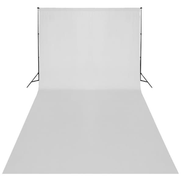 vidaXL Fotostudiosett med lamper, bakgrunn og reflektor