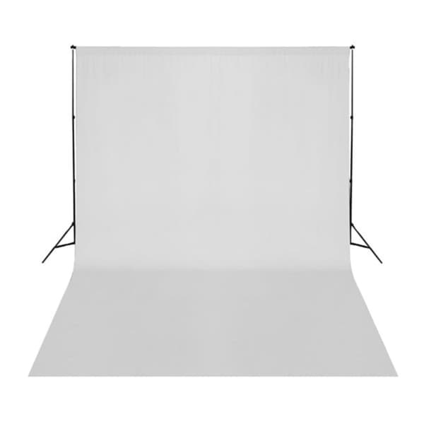 vidaXL Fotostudiosett med softbokslys, bakgrunn og reflektor