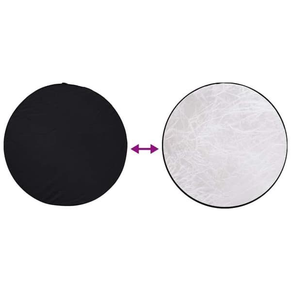 vidaXL fotostudiesæt med softbox-lamper + baggrund og reflektor