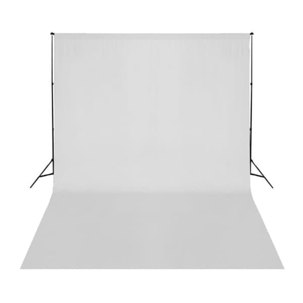 vidaXL Fotostudiosett med lamper, paraplyer, bakgrunn og reflektor