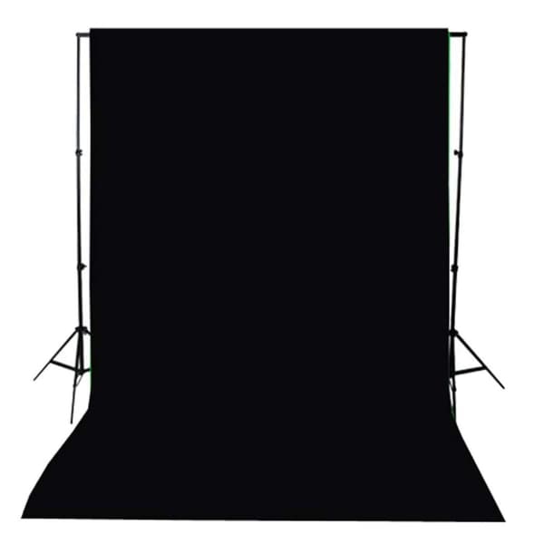 vidaXL Fotostudio med lampor, paraplyer, bakgrund och reflexskärm