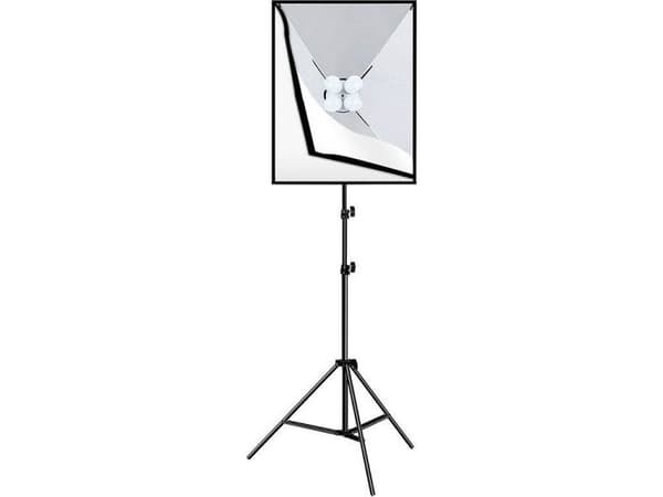 studio Puluz Puluz studio Softbox LED 50x70cm, stativ, LED-pærer 4 stk PU5071EU