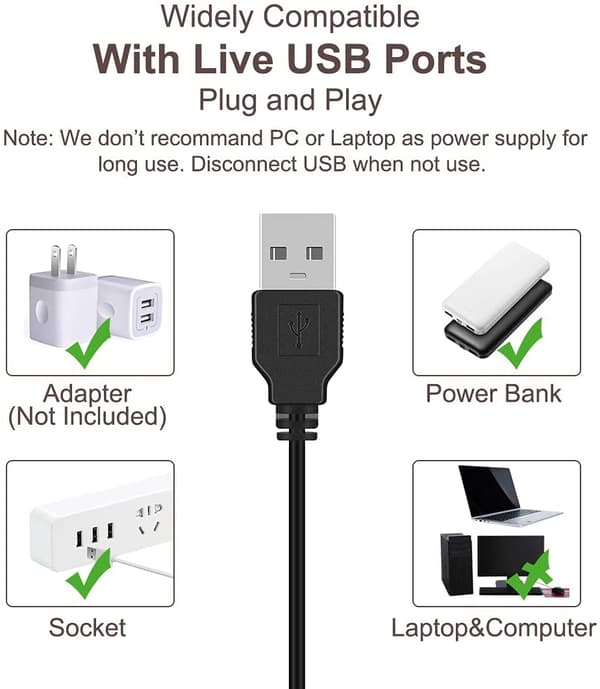 6,3 tommer ringlys 3 lystilstande Trinløs justerbar USB-drevet skrivebordsfyldningslys Lampe med klip