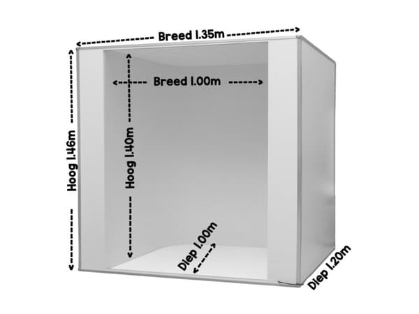 MagicBOX XL - Photo light box - mini Photo studio for professional photography
