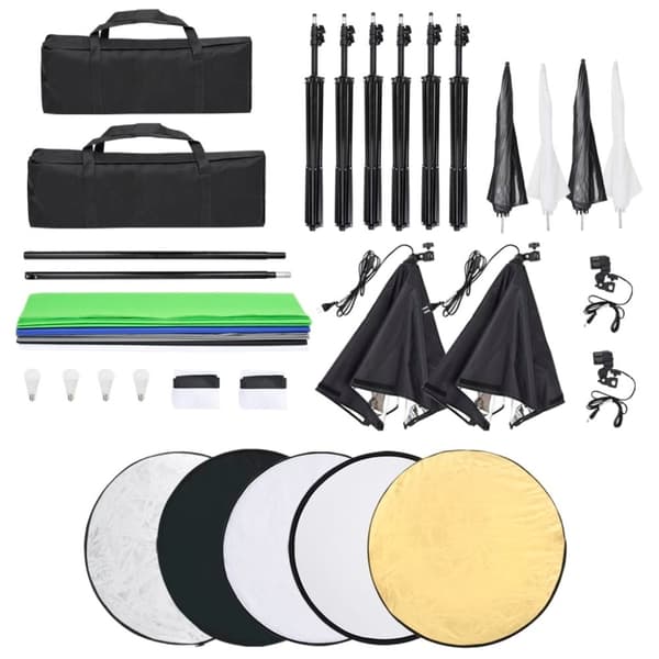 vidaXL Fotostudio kit