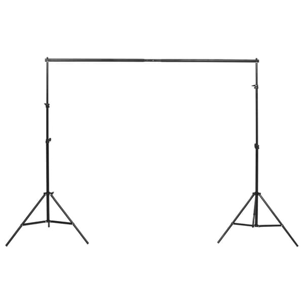 vidaXL Studiobelysning med bakgrunder & softboxar