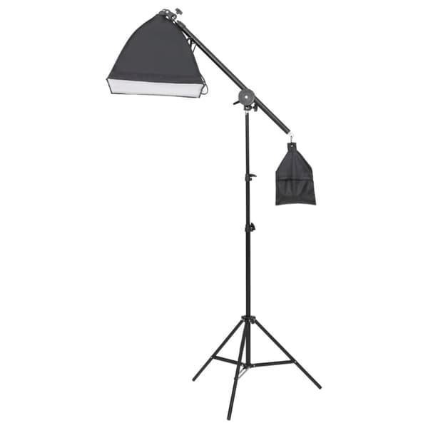 vidaXL belysningssæt til fotostudio med stativ og softbox