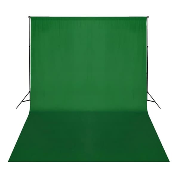 vidaXL Fotostudio med lampor och bakgrund