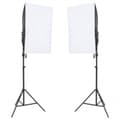 Miniatyrbild 2 av 10: vidaXL Fotostudio med lampor och bakgrund