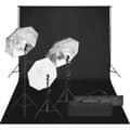 Miniatyrbild 1 av 10: vidaXL Fotostudio med lampor och bakgrund