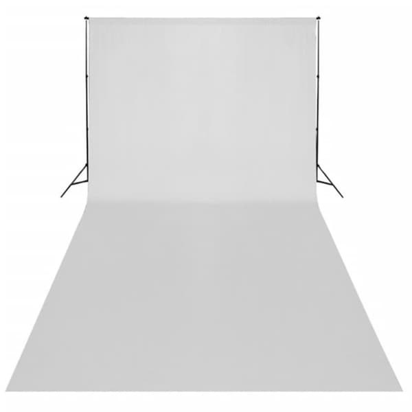 vidaXL Fotostudio med lampor och bakgrund