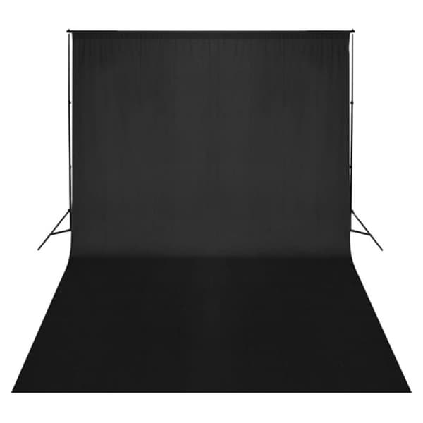 vidaXL Fotostudio med lampor, bakgrund och reflexskärm