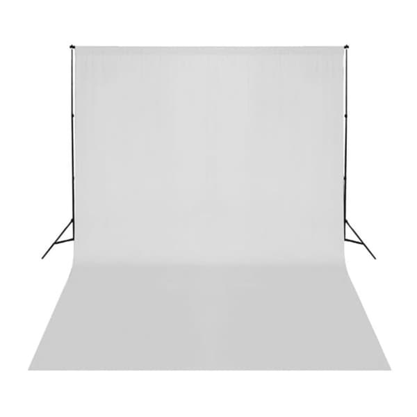 vidaXL Fotostudio med lampor, bakgrund och reflexskärm