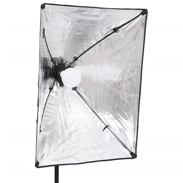 vidaXL fotostudiesæt med lampesæt og reflektor