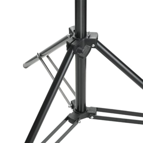 vidaXL fotostudiesæt med lampesæt + baggrund og reflektor