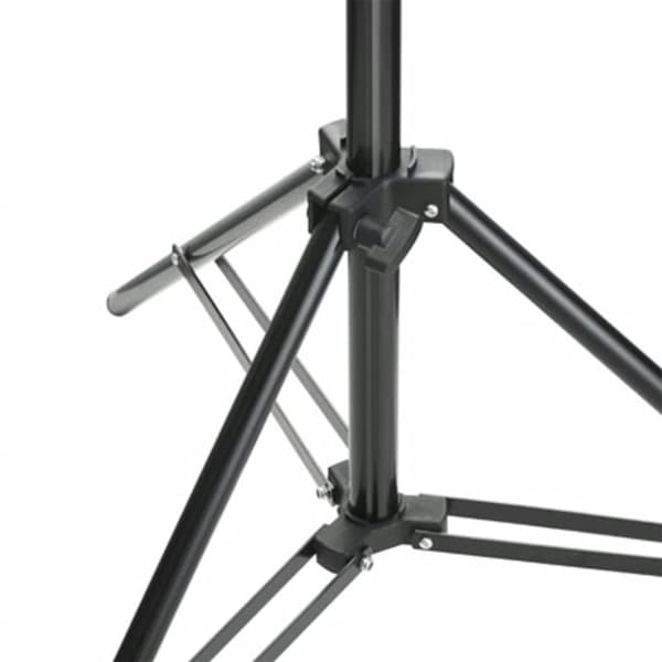 vidaXL fotostudiesæt med lampesæt + baggrund og reflektor