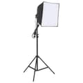 Miniatyrbillede 4 af 10: vidaXL fotostudiesæt med lampesæt + baggrund og reflektor