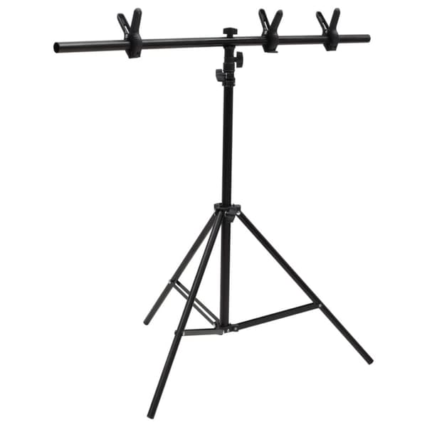vidaXL Fotostudiosett med lyssett, bakgrunn og reflektor