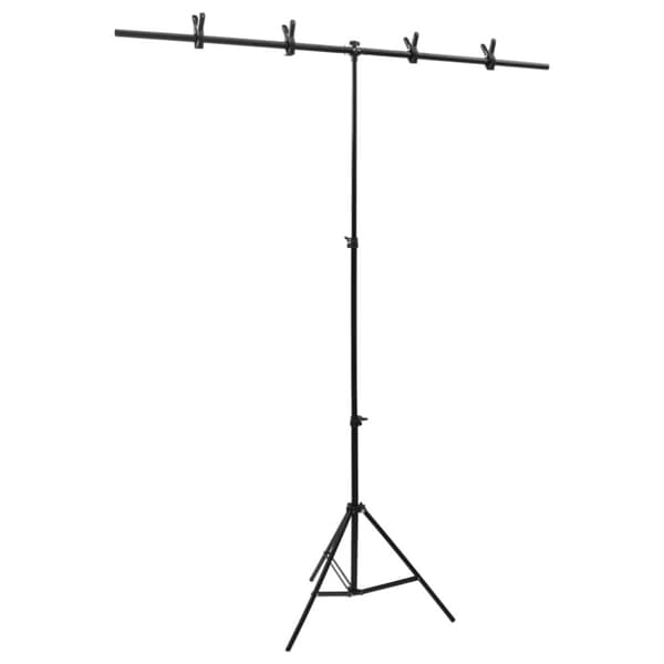 vidaXL Fotostudiosett med lyssett, bakgrunn og reflektor