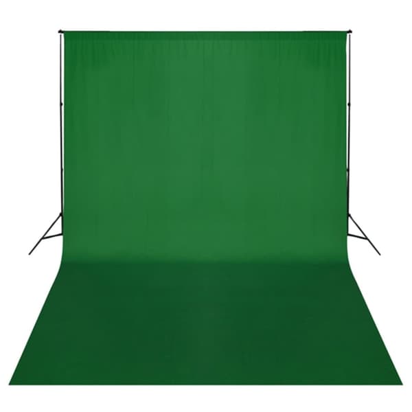 vidaXL Fotostudio med lampor, bakgrund och reflexskärm